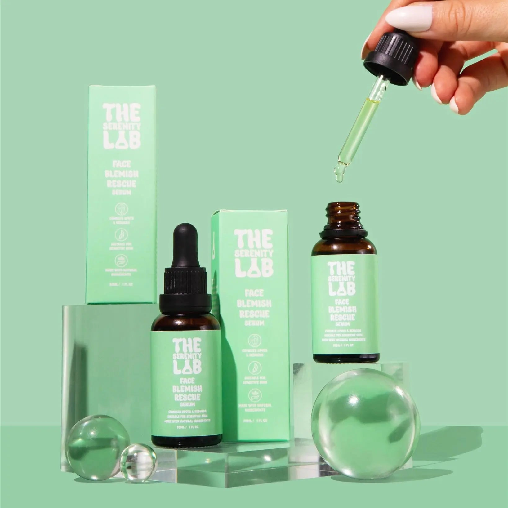 Face Blemish Rescue Serum The Serenity Lab