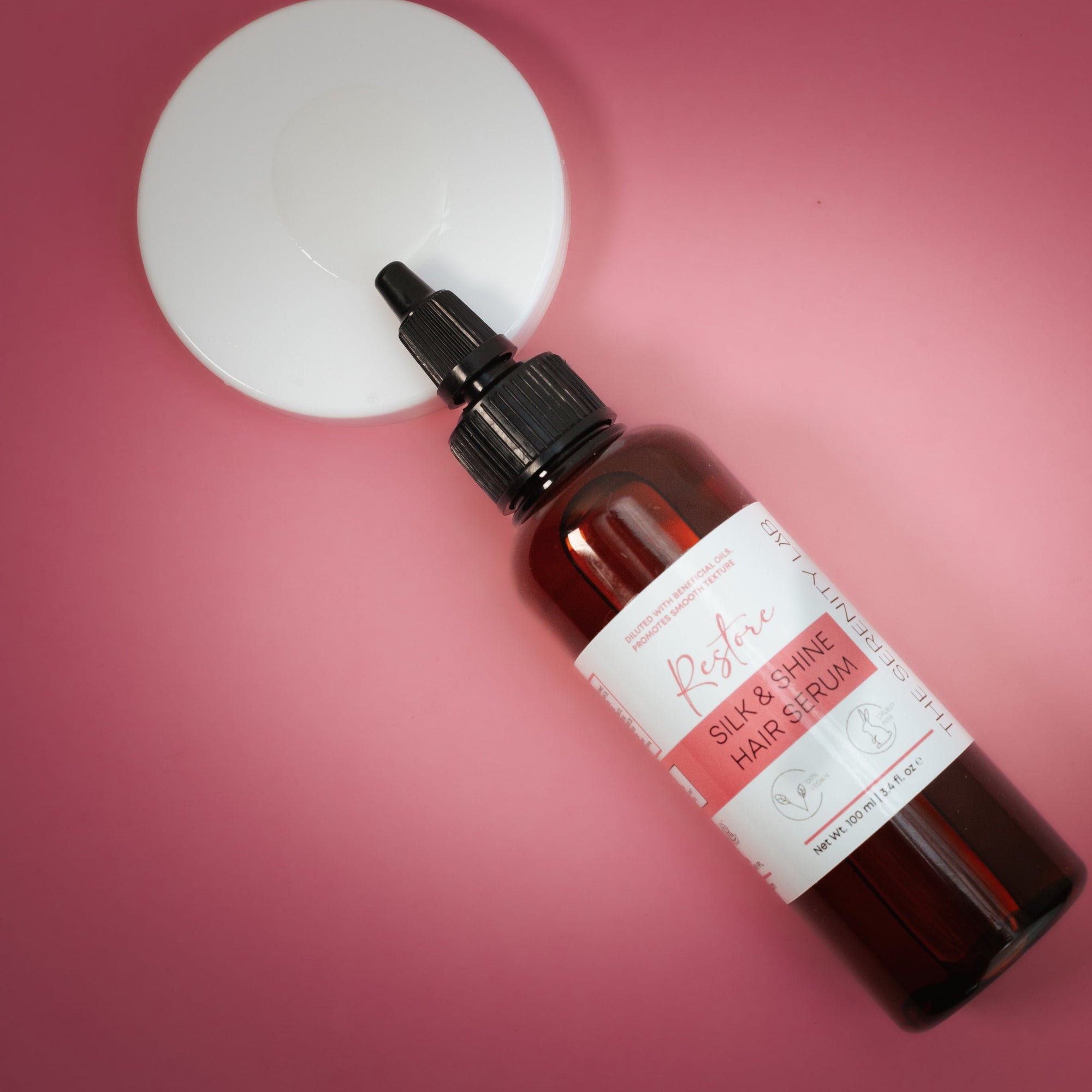 The Serenity Lab's Silk and Shine Hair Serum: Will Argan Oil Help Dry Scalp?