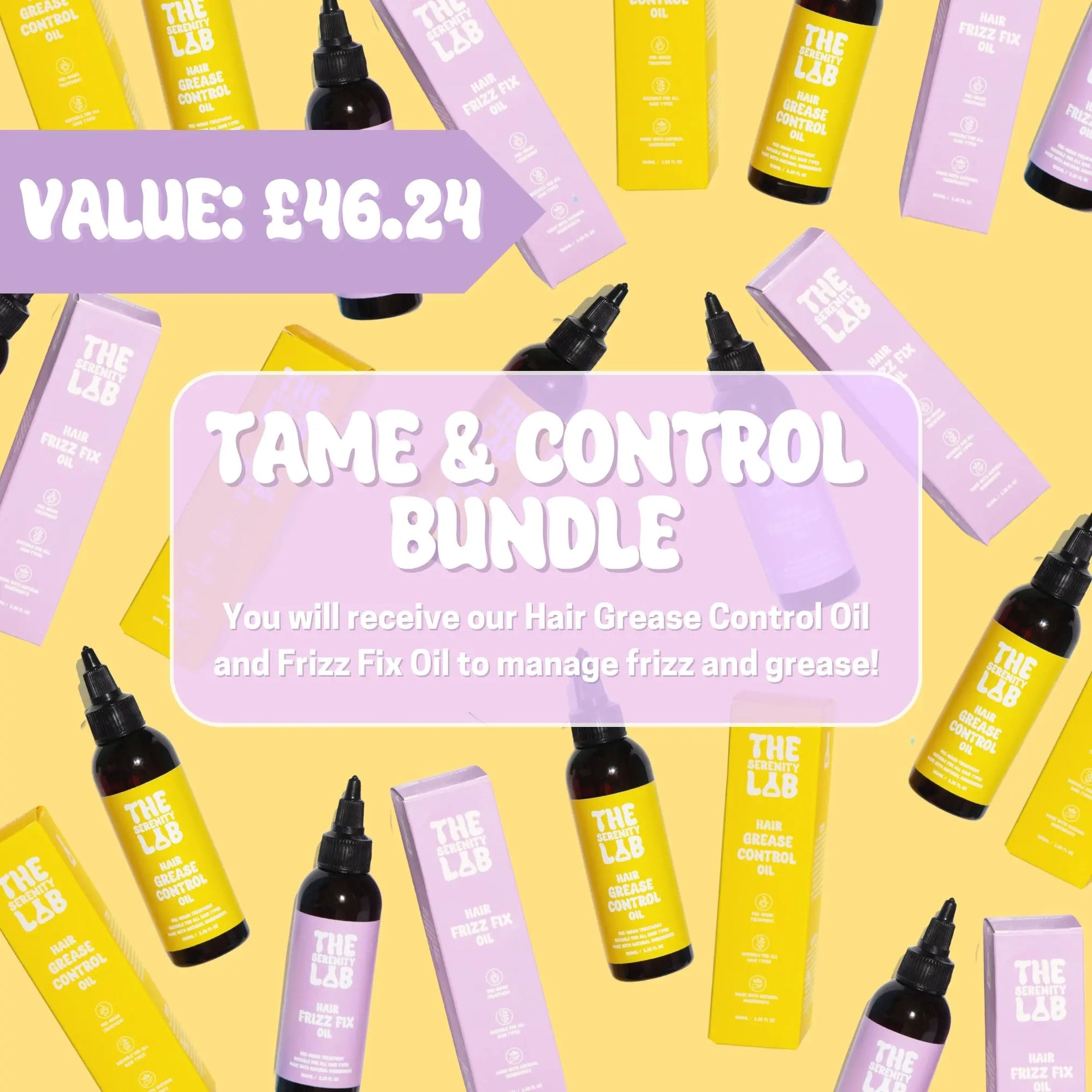 Tame & Control Hair Bundle (VALUE: £46) The Serenity Lab