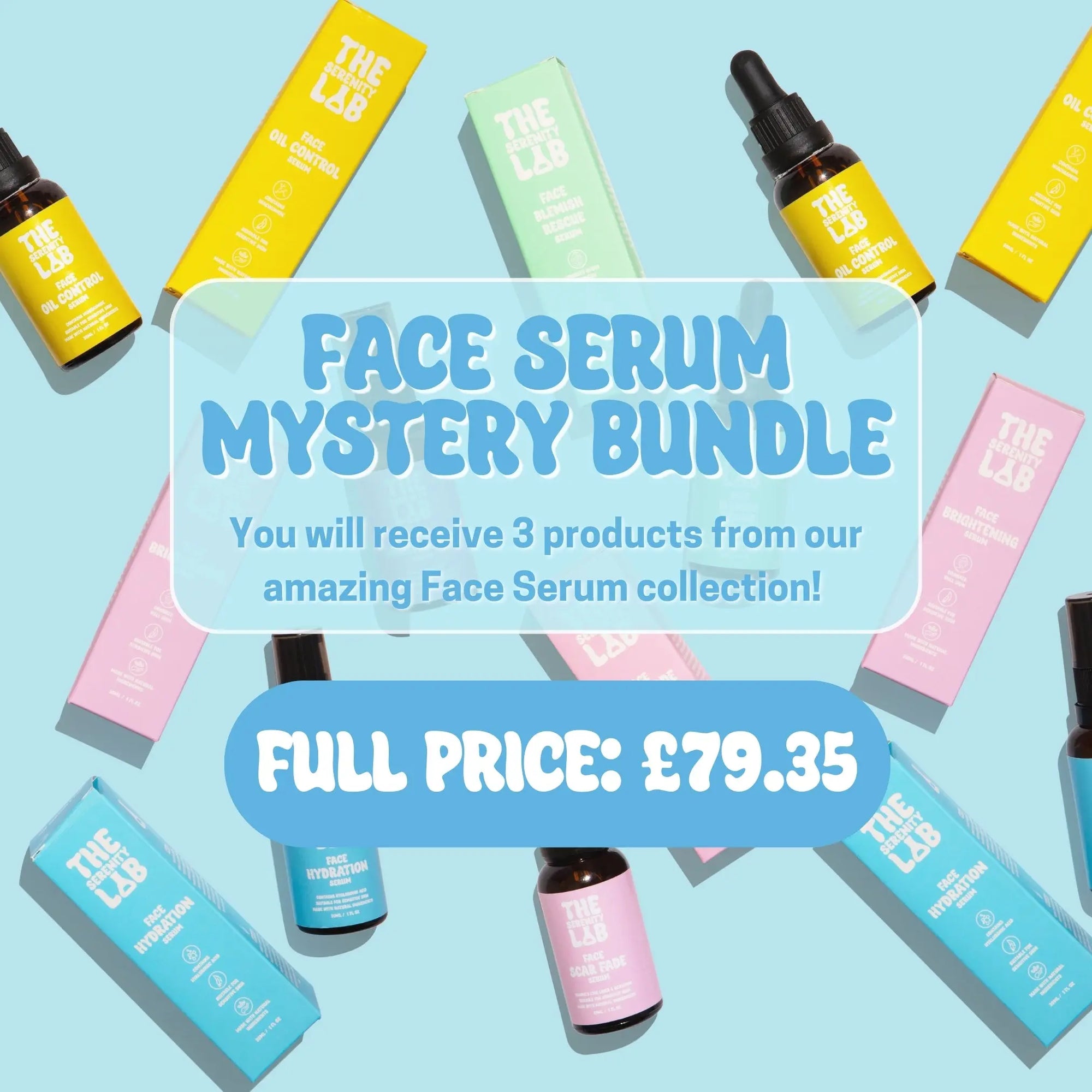 Mystery Face Serum Bundle (VALUE: £79) The Serenity Lab