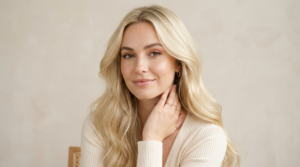Buttercream blonde hair color for fair skin