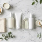 Gentle cleansers and skincare products for tretinoin-treated skin
