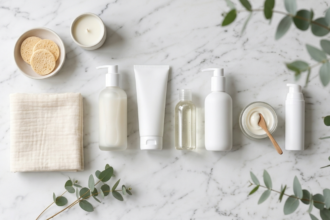 Gentle cleansers and skincare products for tretinoin-treated skin
