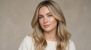 Lived-in blonde hair color for fair skin