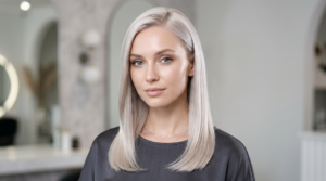 Platinum blonde hair color for fair skin