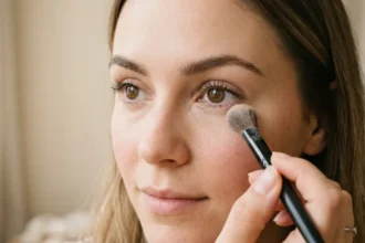 Why does my concealer crease under my eyes with visible makeup settling into fine lines?