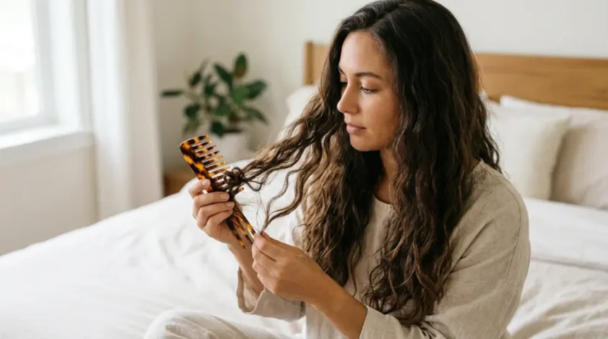 Why does my hair get tangled so quickly with knots through the lengths and ends?