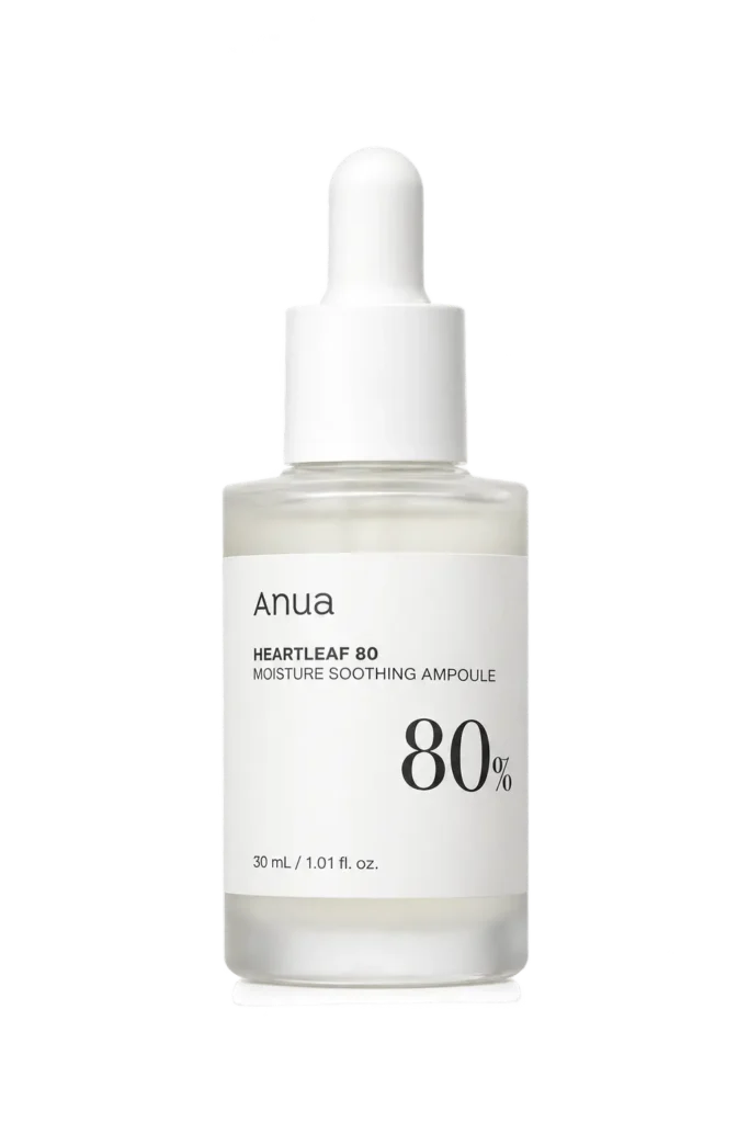 Anua Heartleaf 80 Moisture Soothing Ampoule for sensitive skin