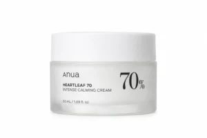 Anua Heartleaf 70 Intense Calming Cream for sensitive skin
