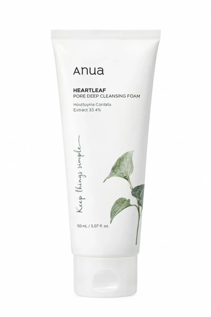 Anua Heartleaf Pore Deep Cleansing Foam cleanser