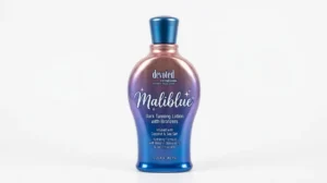 Devoted Creations Maliblue indoor and outdoor tanning lotion for pale skin.