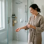 How long can you shower after waxing using lukewarm water