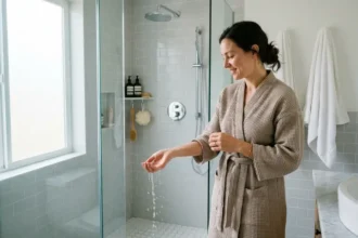 How long can you shower after waxing using lukewarm water