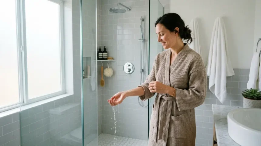 How long can you shower after waxing using lukewarm water