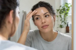 Why is my face so oily when I wake up due to natural sebum production