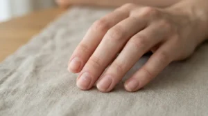Natural fingernails appearing thin after gel or acrylic removal