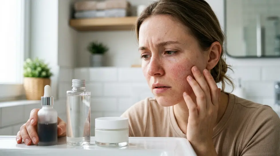 Another skincare product causing facial redness and moisturizer stinging