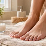 What causes skin to split under toes and how to heal dry cracked skin