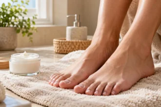 What causes skin to split under toes and how to heal dry cracked skin