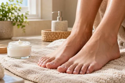 What causes skin to split under toes and how to heal dry cracked skin